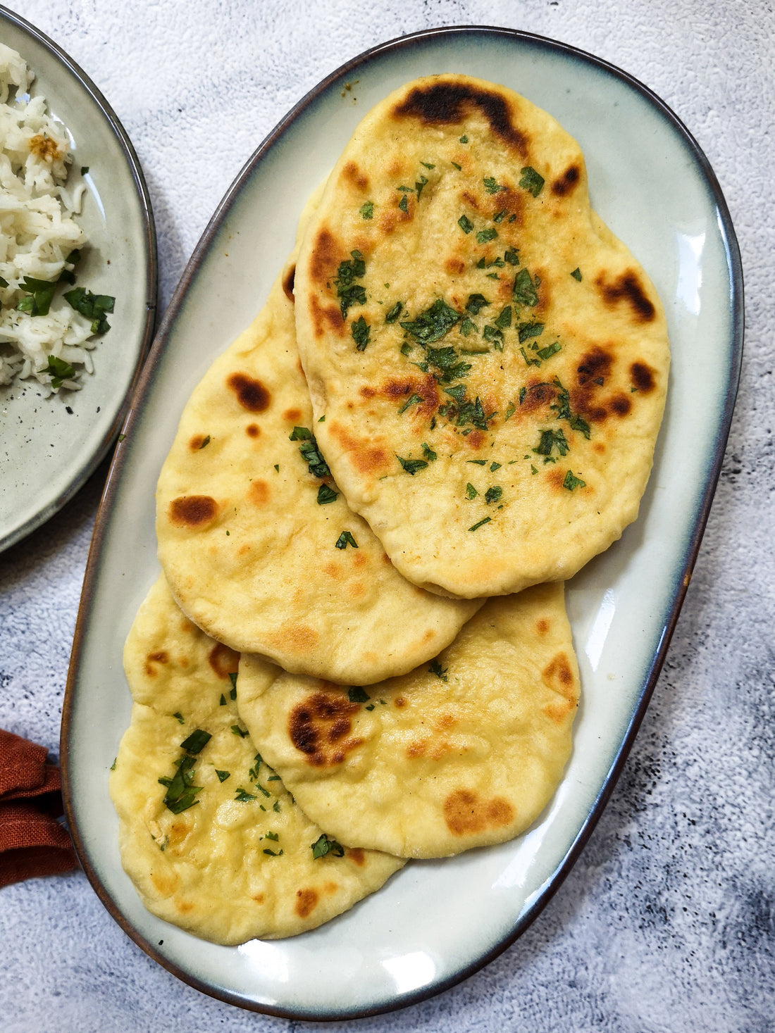 Greita naminė naan duonelė