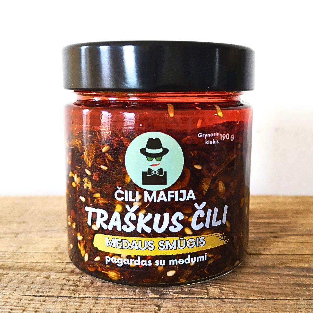 MEDAUS SMŪGIS - saldus čili su medumi