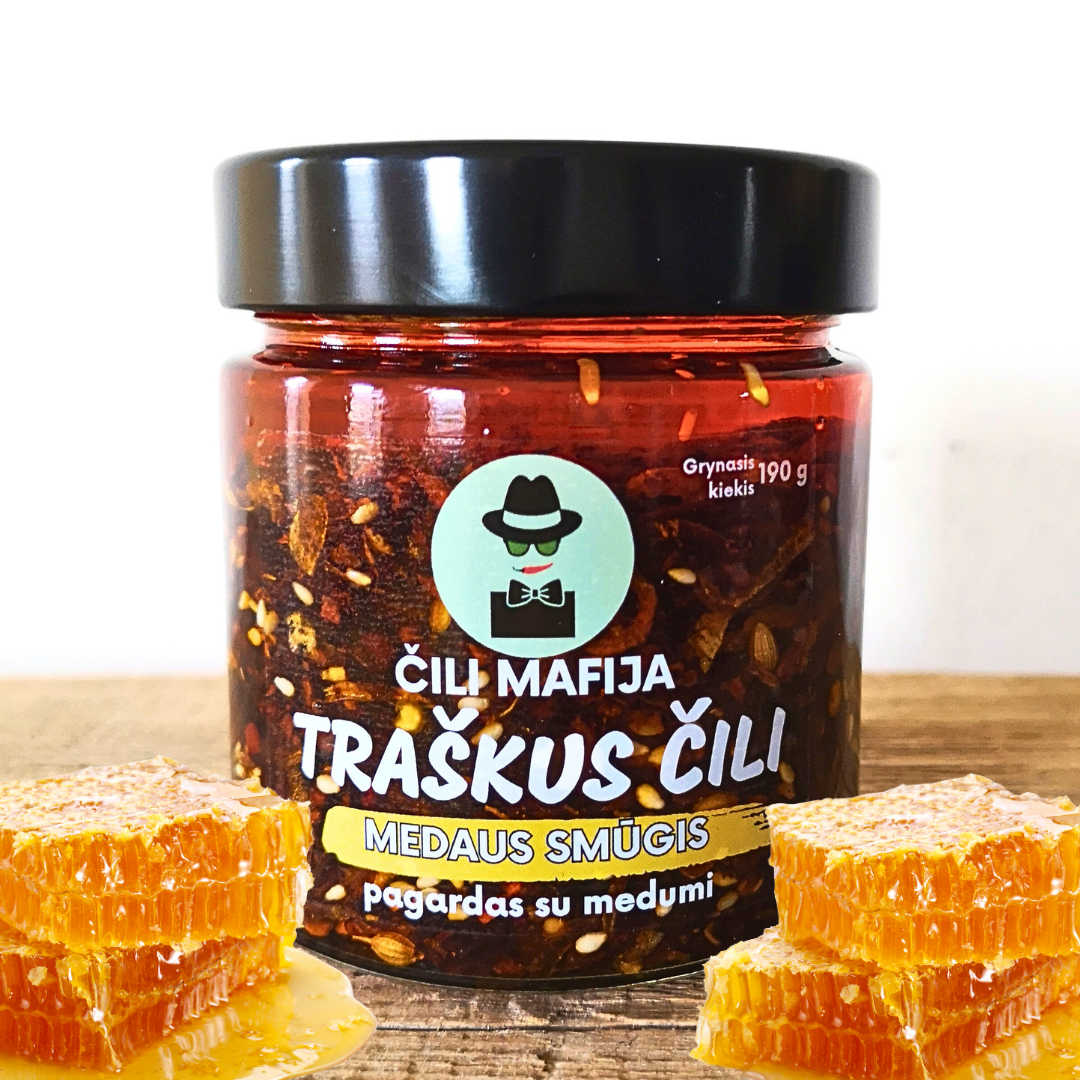 MEDAUS SMŪGIS - saldus čili su medumi